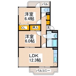 コーポ・南風の物件間取画像